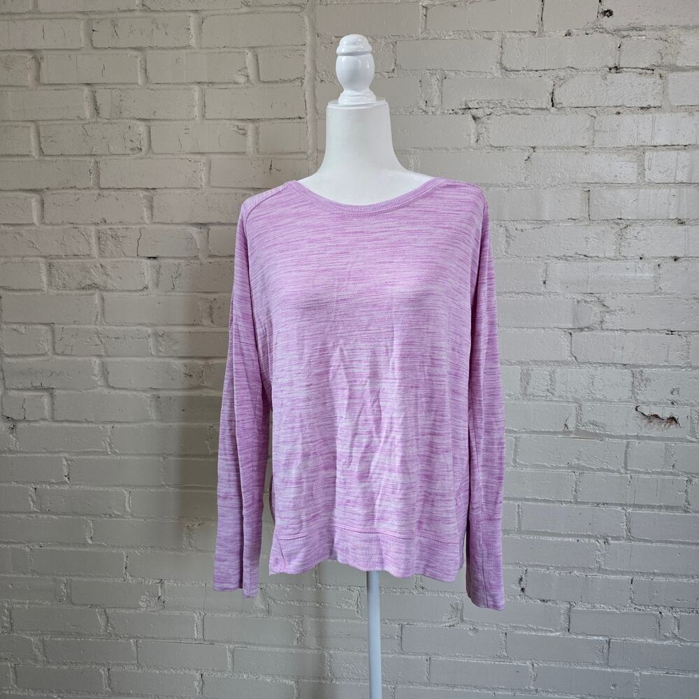​Champion Elite Lavender Space Dye ┃Pullover Top┃ Soft Stretch Raglan┃ Size XL